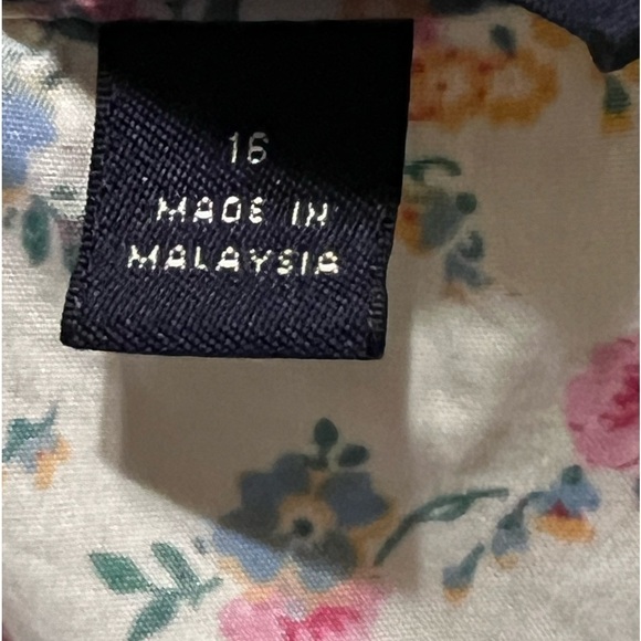 Lands’ End button front shirt size 16 - Picture 7 of 8